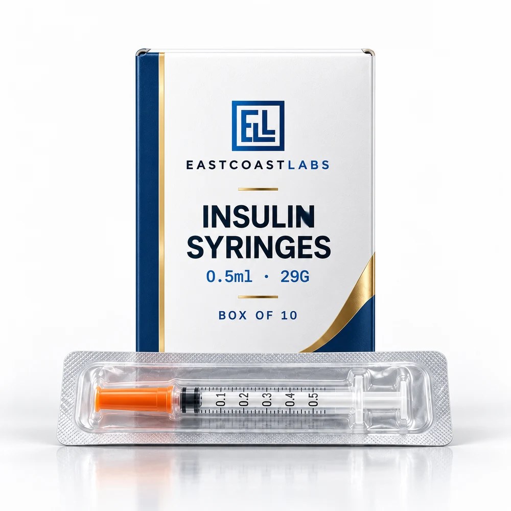 Insulin Syringes — 0.5ml – East Coast Labs Australia