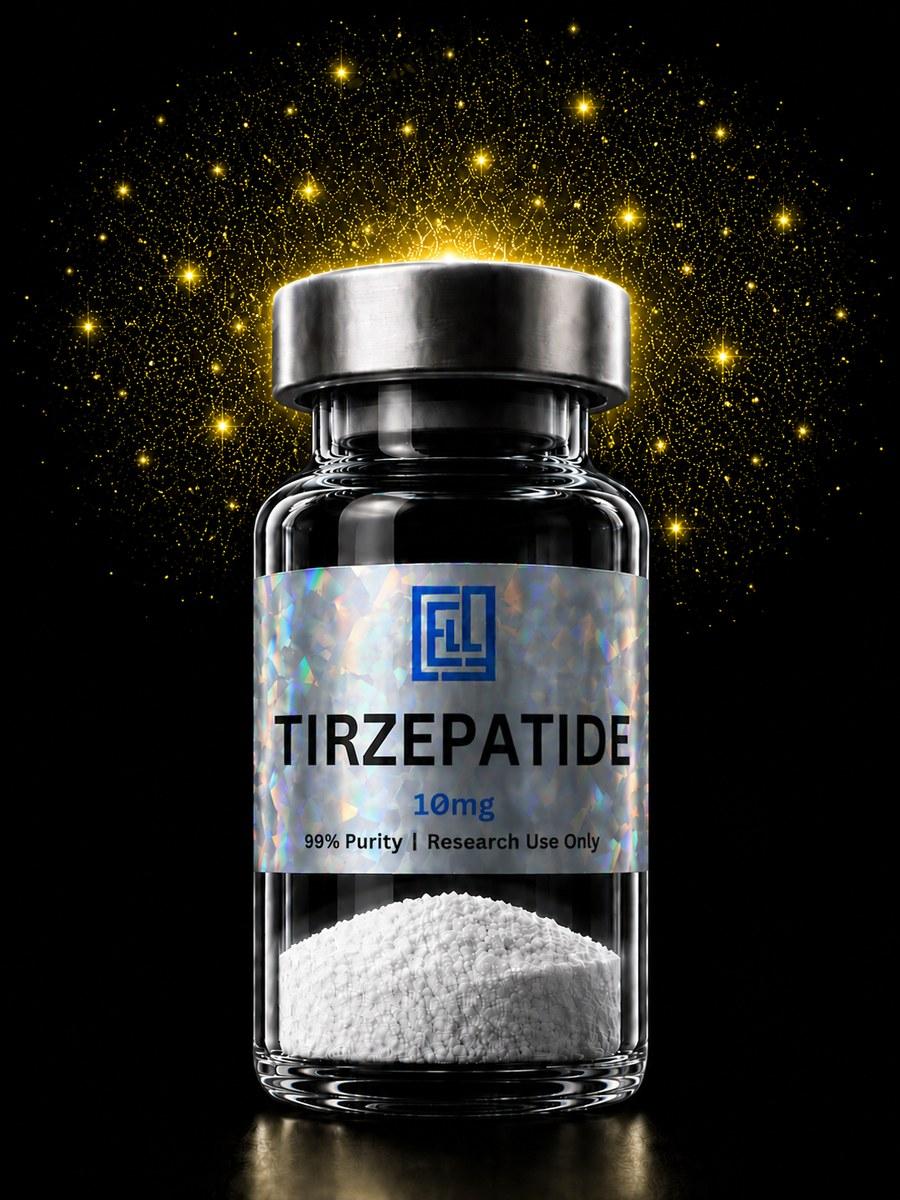 Tirzepatide research peptide vial – East Coast Labs Australia